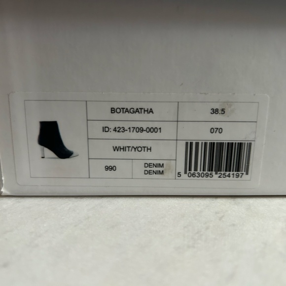 Unworn Manolo Blahnik Botagatha Denim Western Boots w/ Box - Picture 10 of 10
